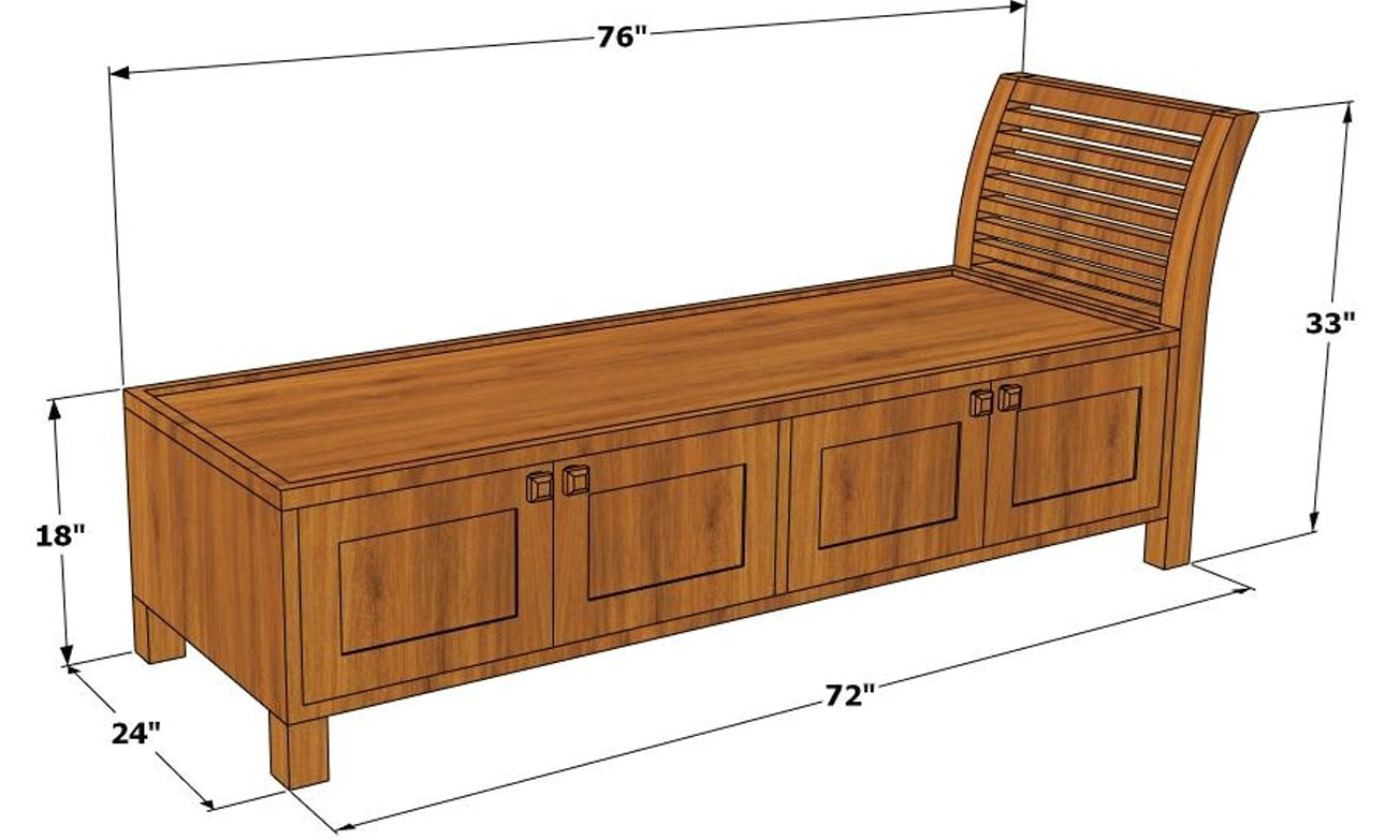Ubyld Haven Storage Bench