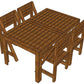 Ubyld Verna - 4 seater dining table