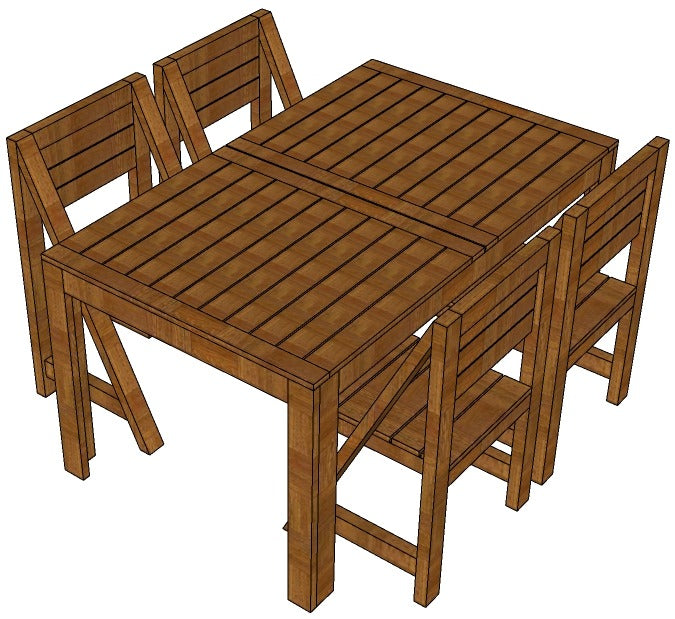 Ubyld Verna - 4 seater dining table