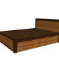 Hybrid Garity Queen Storage Cot