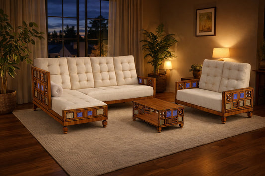The Heritage Sofa Set with Center table