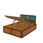 Ubyld AzureCrest Signature QUEEN Bed