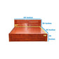 Czar Queen With Two Drawers