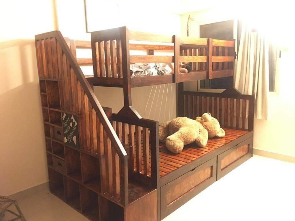 Rowly-Bunker Bed With Storage