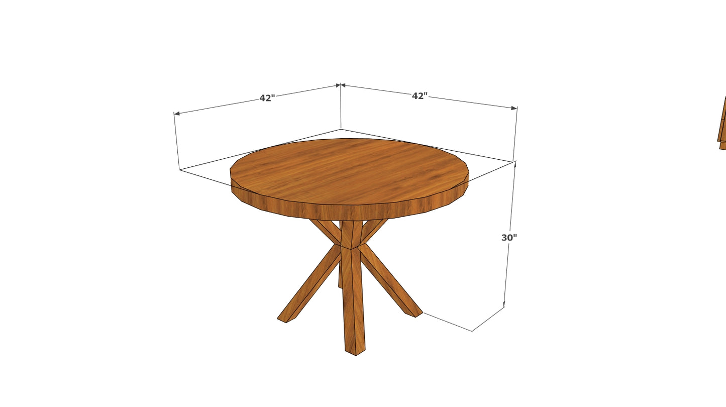 Ubyld Harmony Round Dining Set