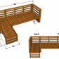 Elara Bed / L Shape Sofa