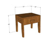 Annica- Bedside Table