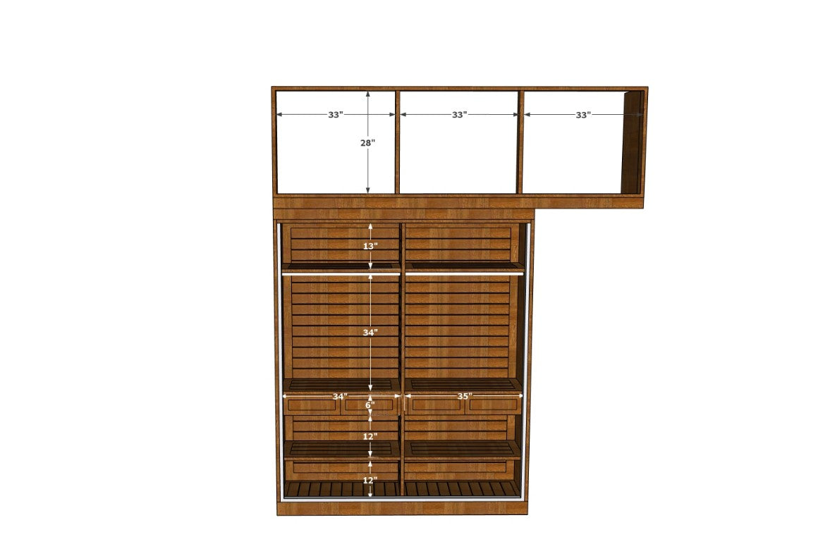 Minimalist Loft Wardrobe