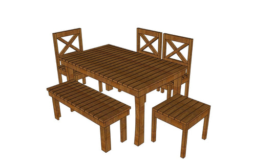 Renaiss-6 Seater Dining Set