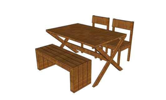 Athira-4 Seater Dining Set