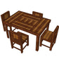Riga-4 Seater Designer Dining Set