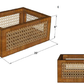 WickerWood Baskets - Set of 4
