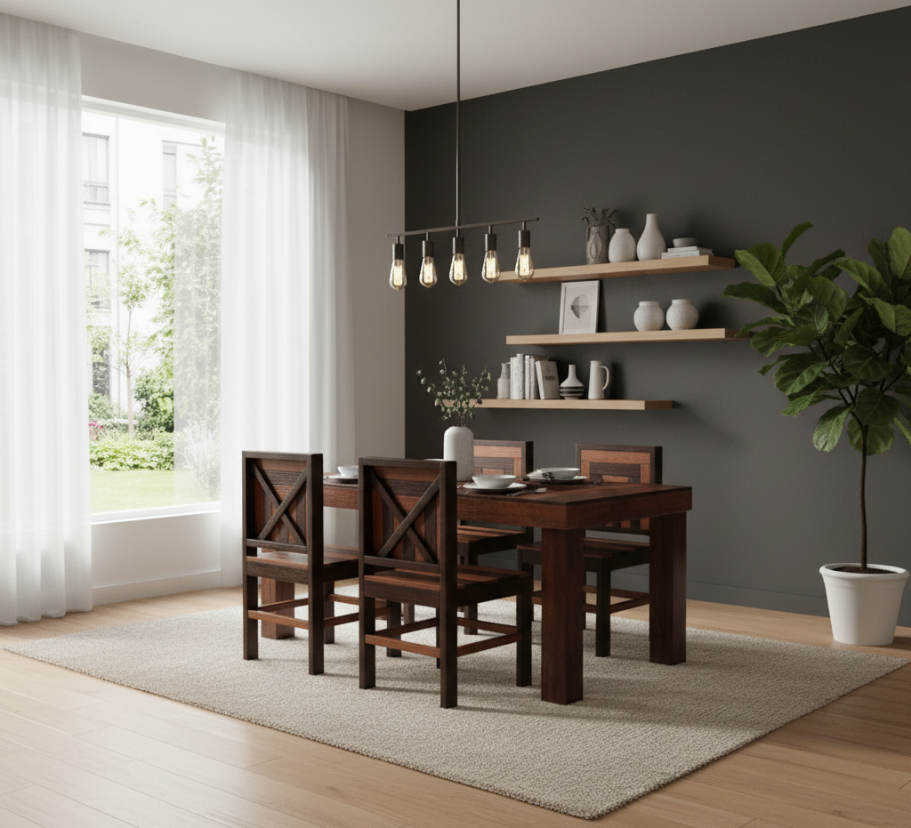 Abilene-4 Seater Dining Set