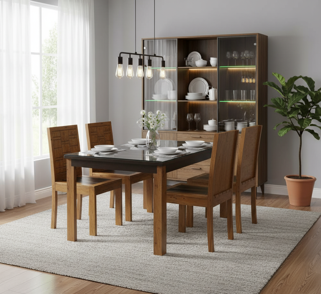Ahim-4 Seater Dining Set