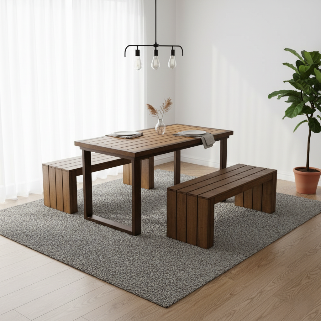 Alcott-4 Seater Dining Set