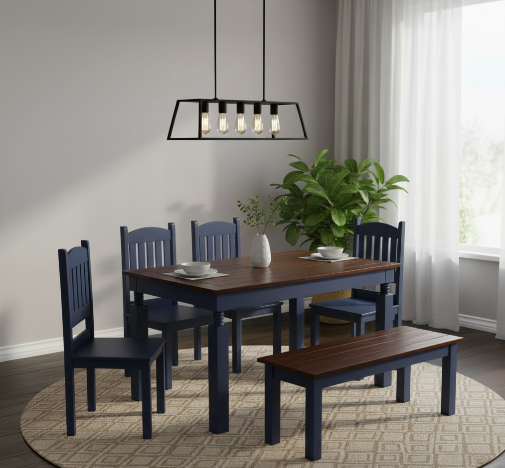 Amery-6 Seater Dining With Drawers