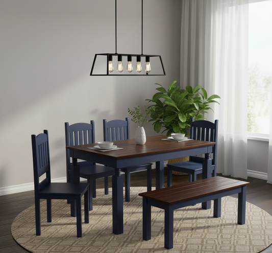 Amery-6 Seater Dining With Drawers