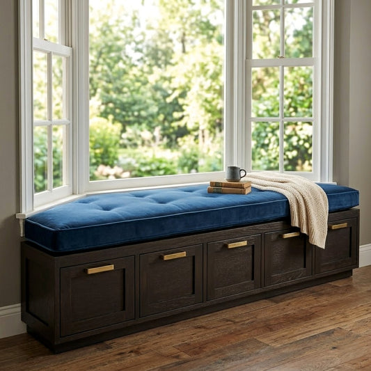 Aster-Window Bay Seat With Storage