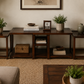 Brookes- Coffee Table With Two Benches