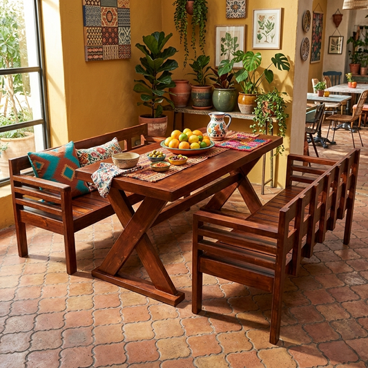 Carson-6 Seater Dining Set