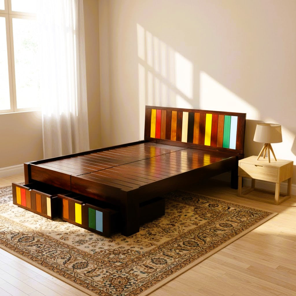 Catalon Queen With Two Front Drawers