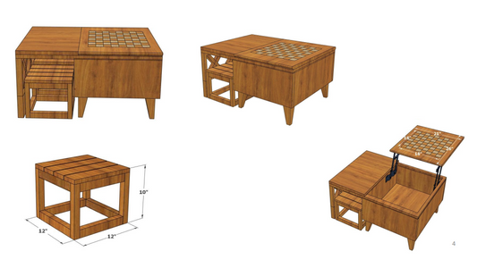 Ubyld Royale Grid Centre Table