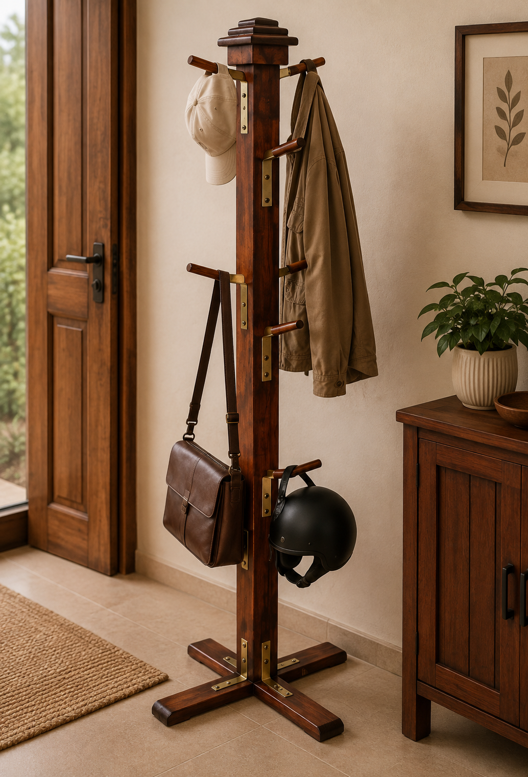 Branch - A Freestanding Multipurpose Hanger