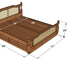 Serene Rattan Storage King Cot