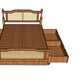 Serene Rattan Storage King Cot
