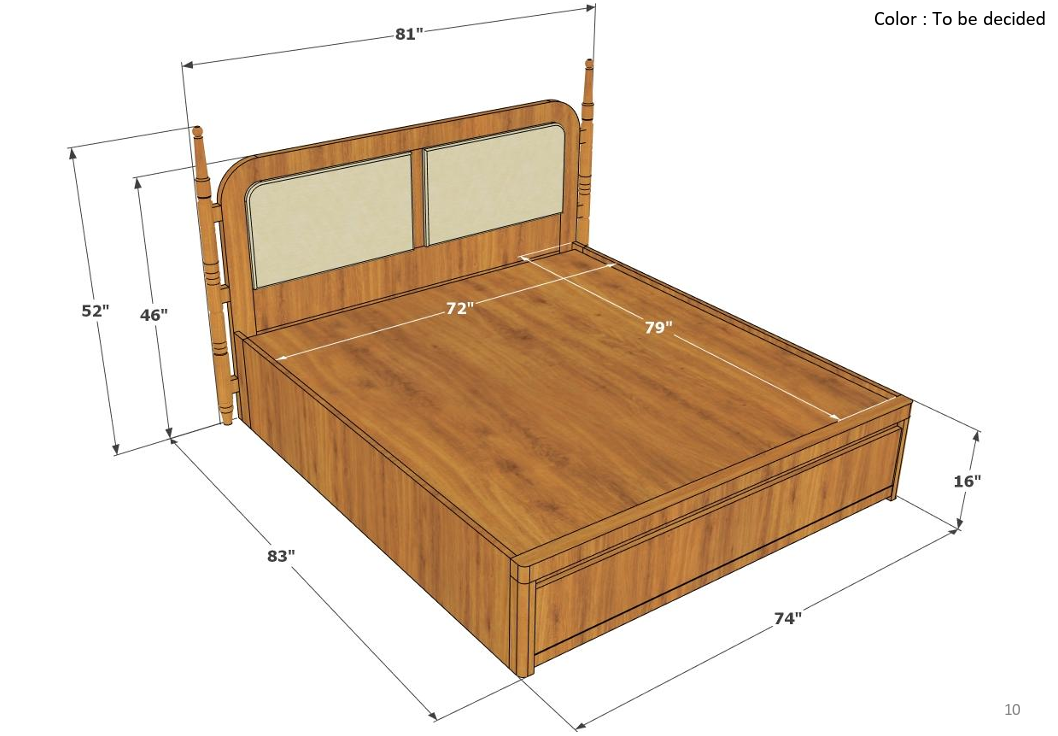 Ubyld Tudor Hydraulic King Cot