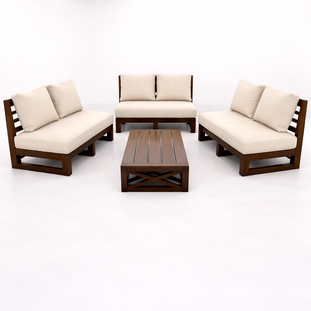 Davenport- 6 Seater Sofa With A Table