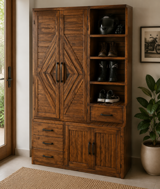 Dewall-Shoe Cabinet With Storage