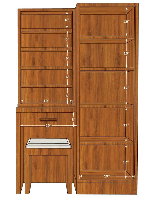 Ubyld Ravelle Dressing Unit