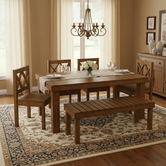 Edda-6 Seater Dining Set