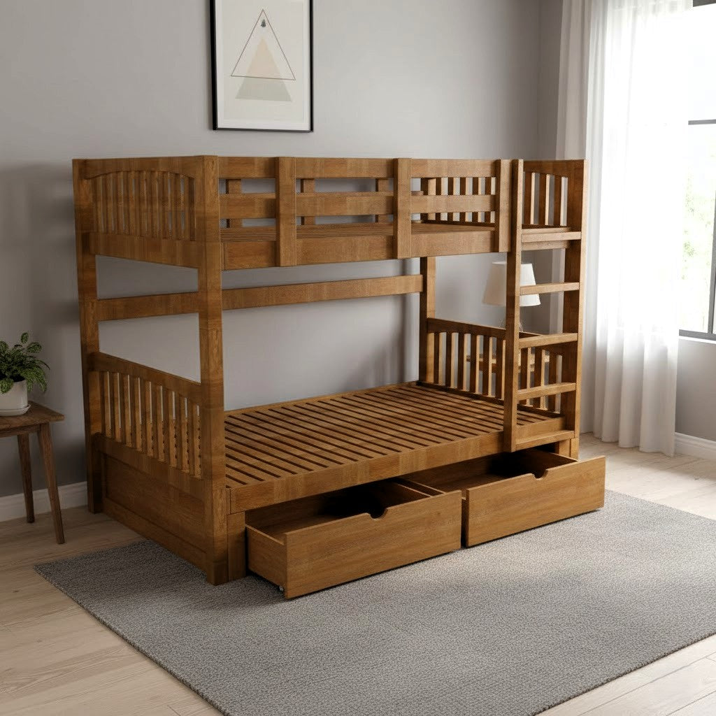 Homer -A Bunker Bed with Trundle Cot