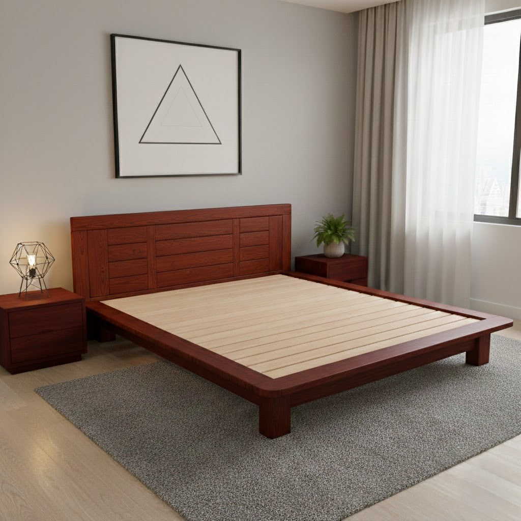 Jeevah Queen Platform Cot