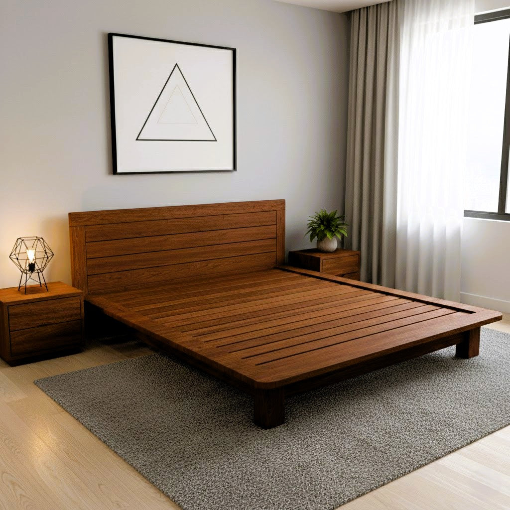 Jeevah Queen Platform Cot