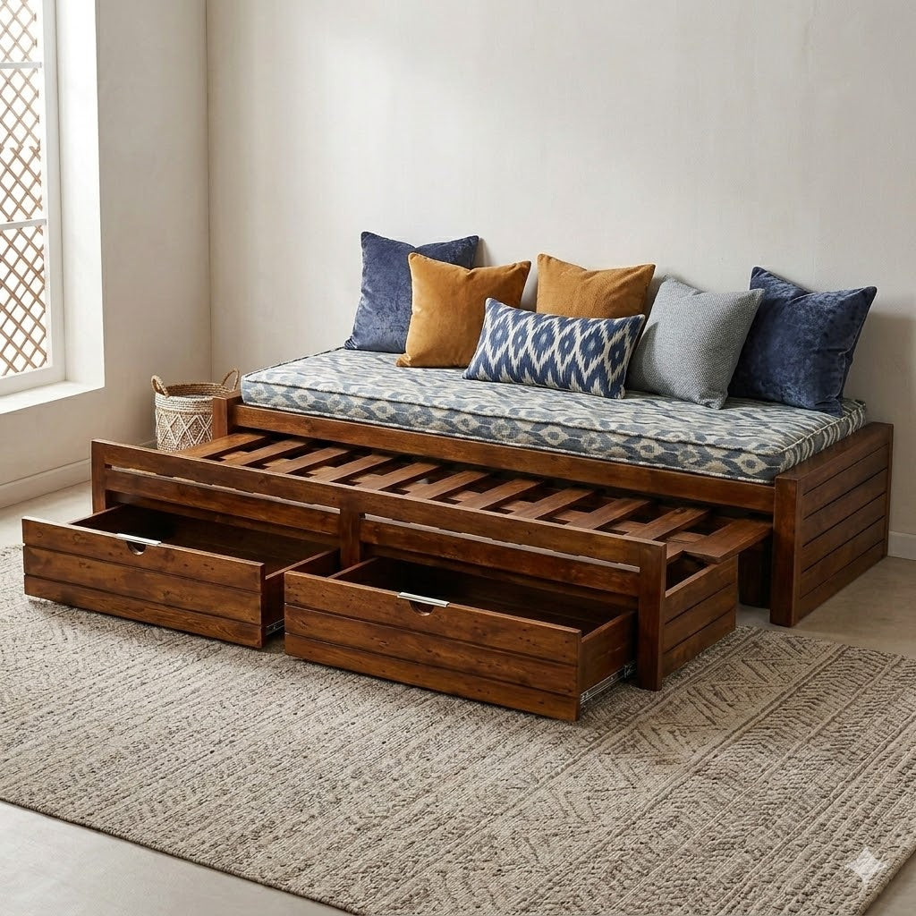 Lindo-Convertible Diwan With Storage