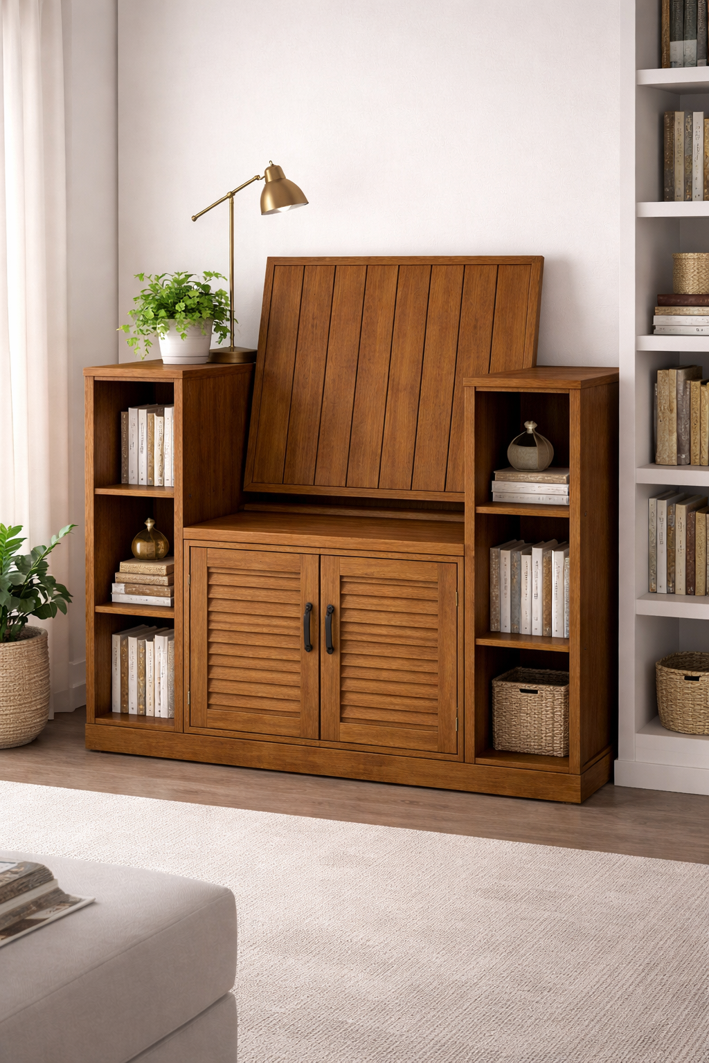 Loris-Library Chair With Storage