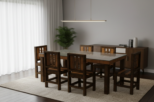 Maple Dining Delight - Ubyld -  6 seater dining set