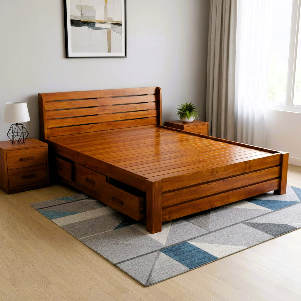 Mariel Queen With Six Drawers