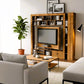 Misher-Turnable Tv Panel With Storage