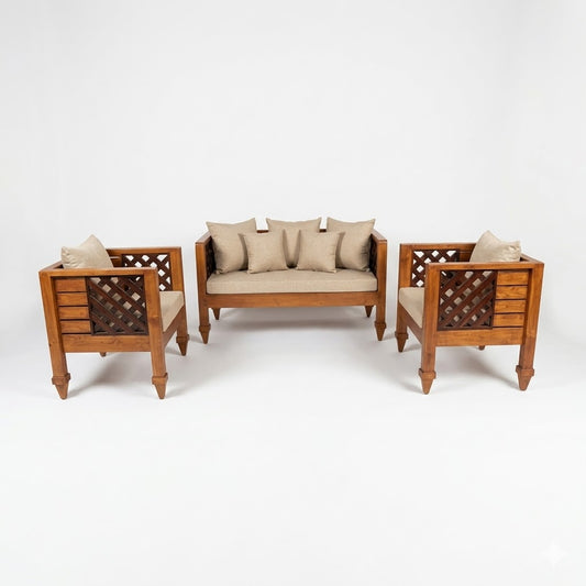 Morocco-2+1+1 Seater Sofa Set