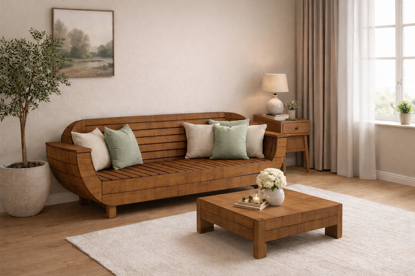Nautical Comfort Sofa