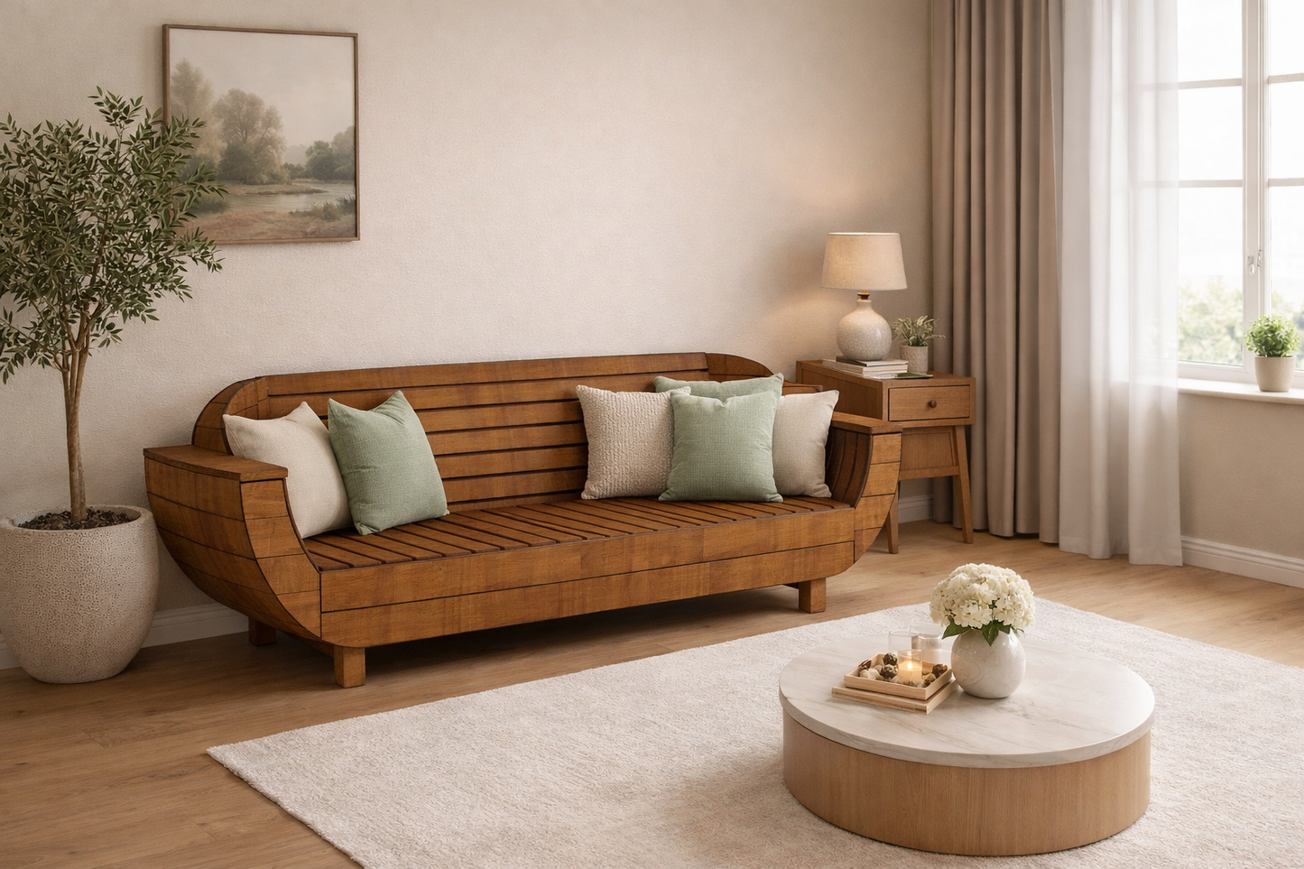 Nautical Comfort Sofa