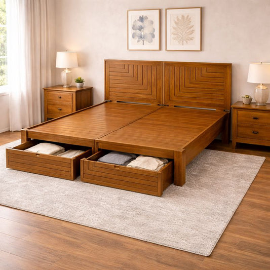 Nielsen Queen With Two Drawers