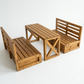 Nilay- 4 Seater Sofa With A Table And 2 Drawers