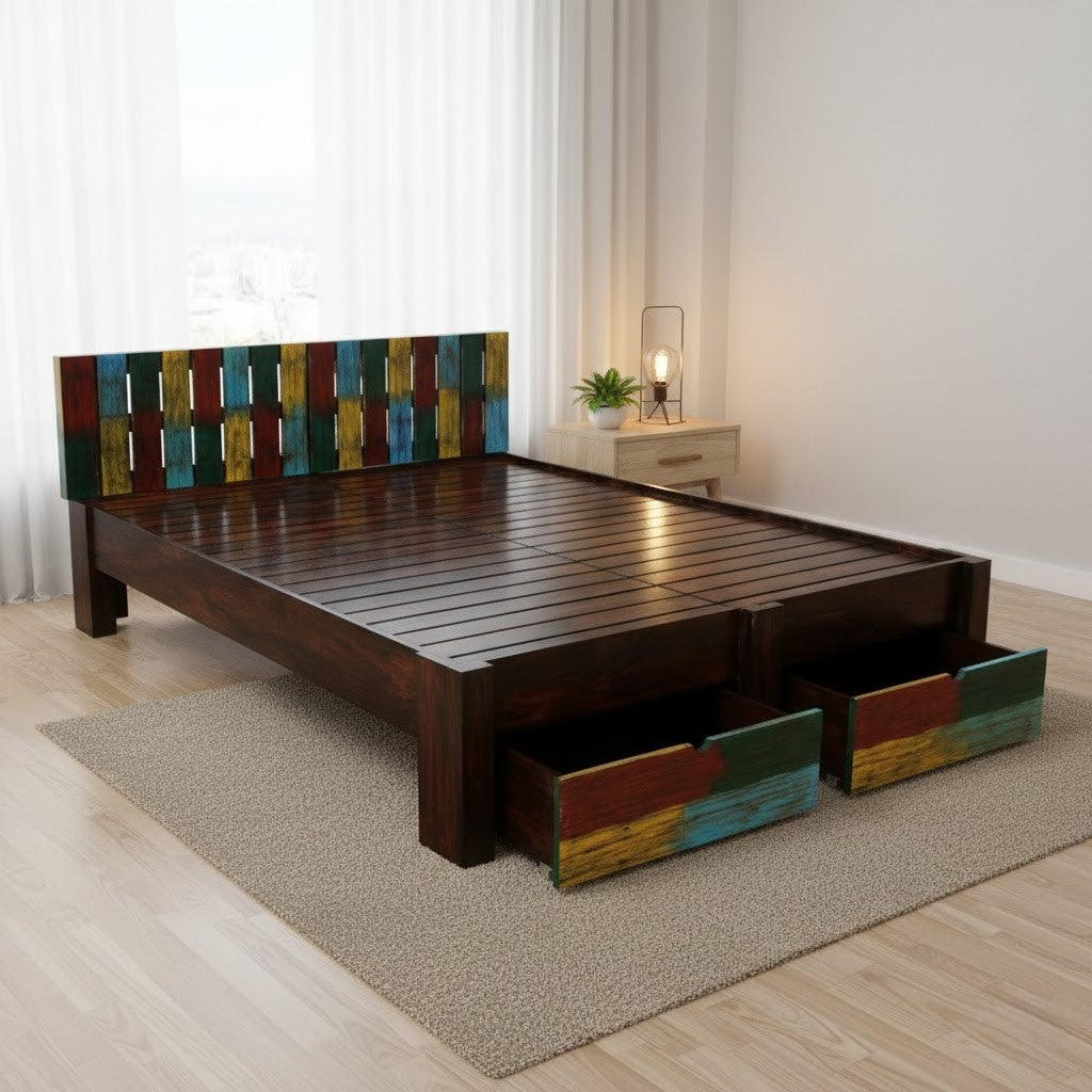 Rhuva King With Two Drawers