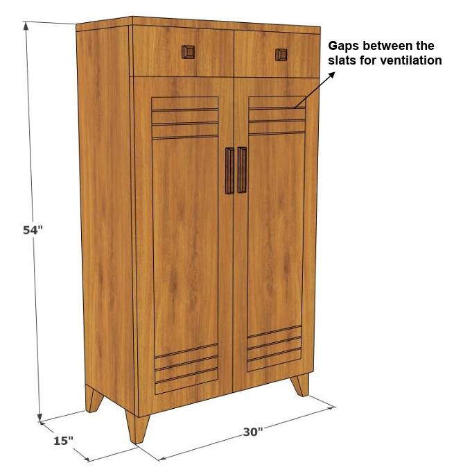 Ubyld Grand Foyer Shoe Cabinet