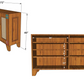 Ubyld Metro Shoe Cabinet